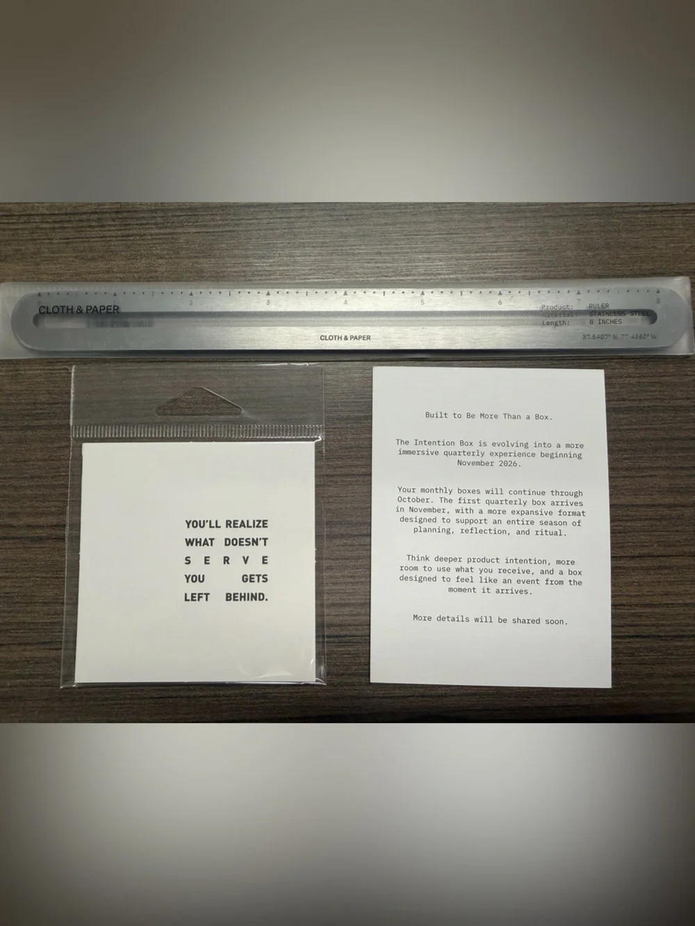 Cloth & Paper July Intention Box bundle - Picture 3 of 6